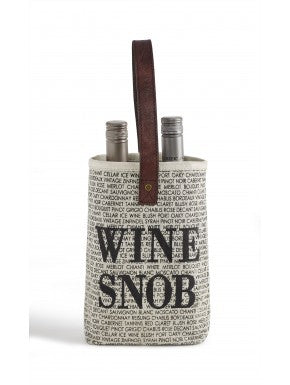 WINE SNOB DOUBLE WINE BAG