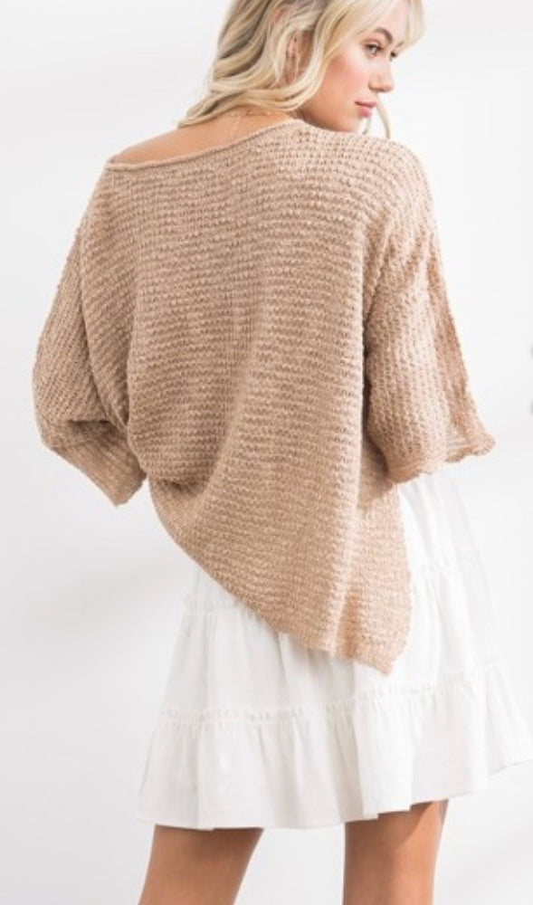 Serena Side Slit Sweater
